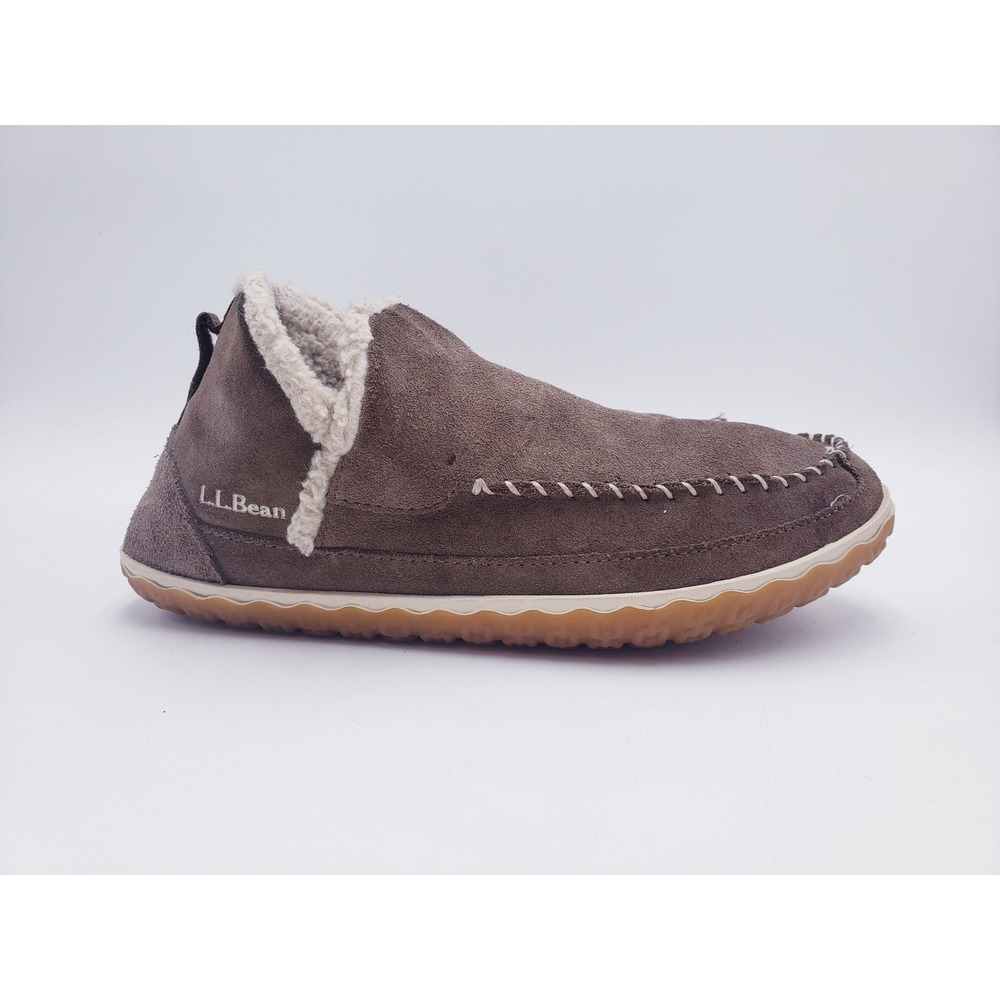 LL Bean Mountain Slipper Boot Moc Suede Slip On Casual Lounge Womens Size 11